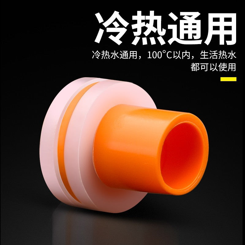 Replacement raw material-free belt 4 points/6 points sealing ring rubber pad free of raw tape triangle valve anti-leakage quick installation