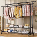 Simple coat rack, movable clothes drying rack, floor-standing indoor room, multi-functional clothes rack, accessible luxuryfor home bedroom