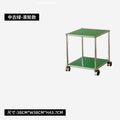 Luxury-style multi-functional steel corner table for living room or study - silent, mobile side table for home use, perfect for sofa side