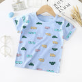 Kids' summer : pure cotton t-shirts for boys and girls - boys' tops, girls' crew neck short-sleeve tees, baby cartoon short-sleeves