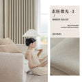 New double-sided light luxury linen high shading medieval old money wabi-sabi style bedroom curtains personalized whole house personalized wholesale