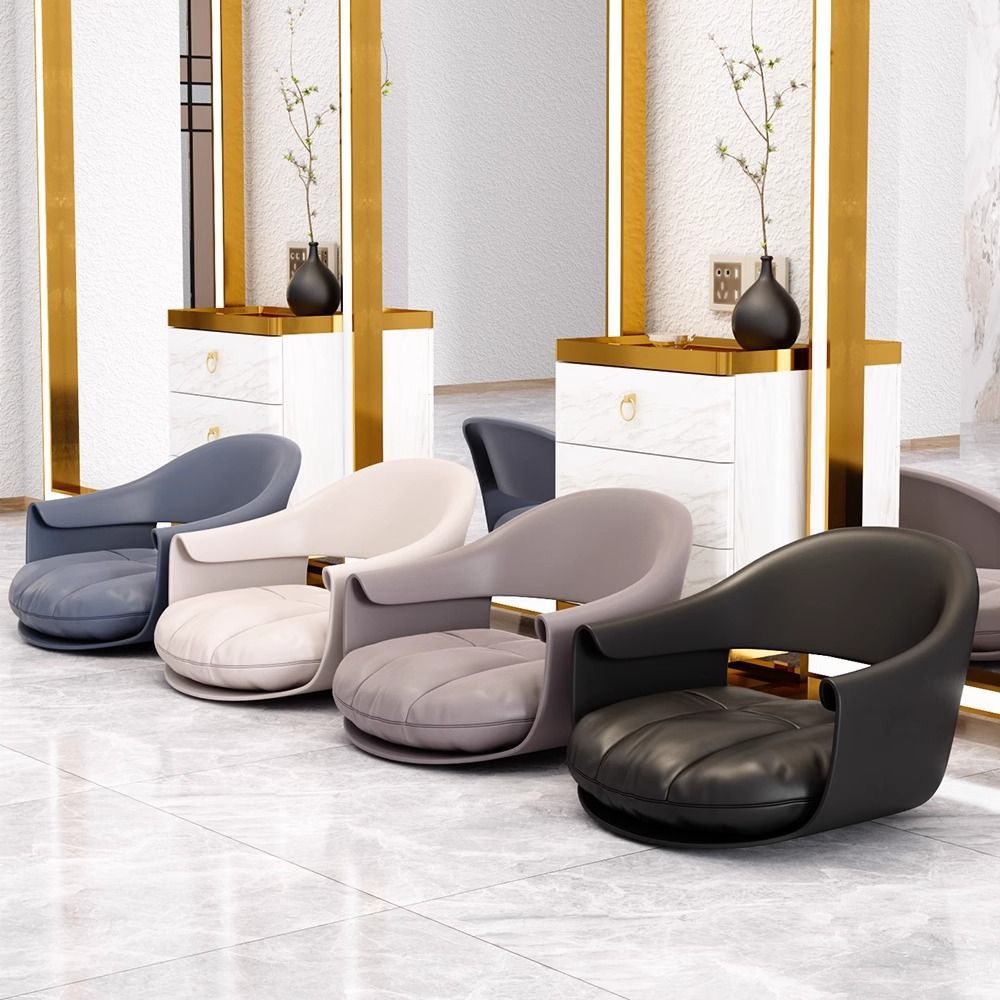Hairdressing chair, hairdressing chair, internet celebrity hair salon, high-end hairdressing shop seat, hair cutting stool, stainless steel hairdressing chair