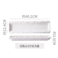 16inch sushi strips-transparent glaze