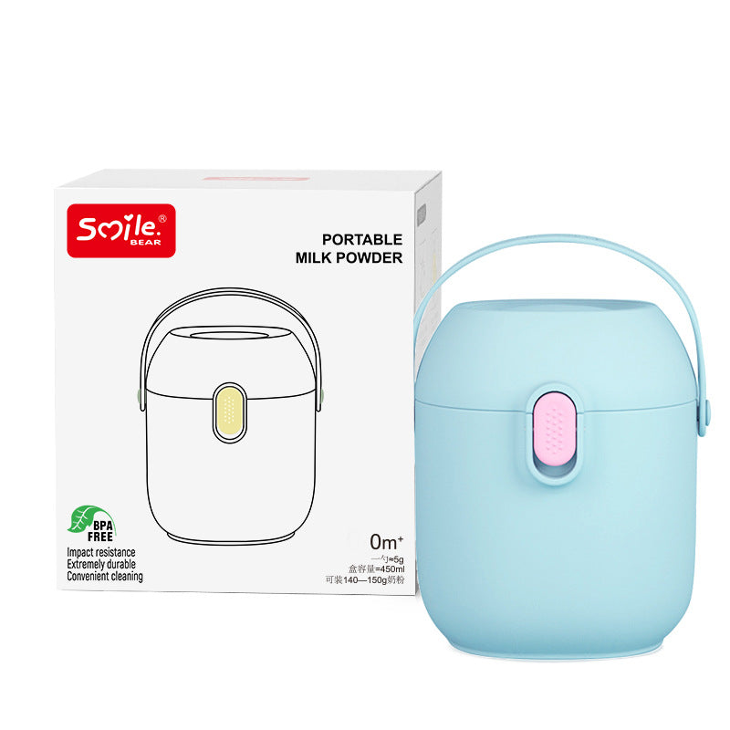 Large-capacity baby milk powder storage box, snack storage box, baby complementary food, rice noodles, sealed jar, maternal and infant products