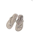 Women's flip-flops summer 2025 new pearl flat sandals outdoor soft sole fashion beach shoes wholesale