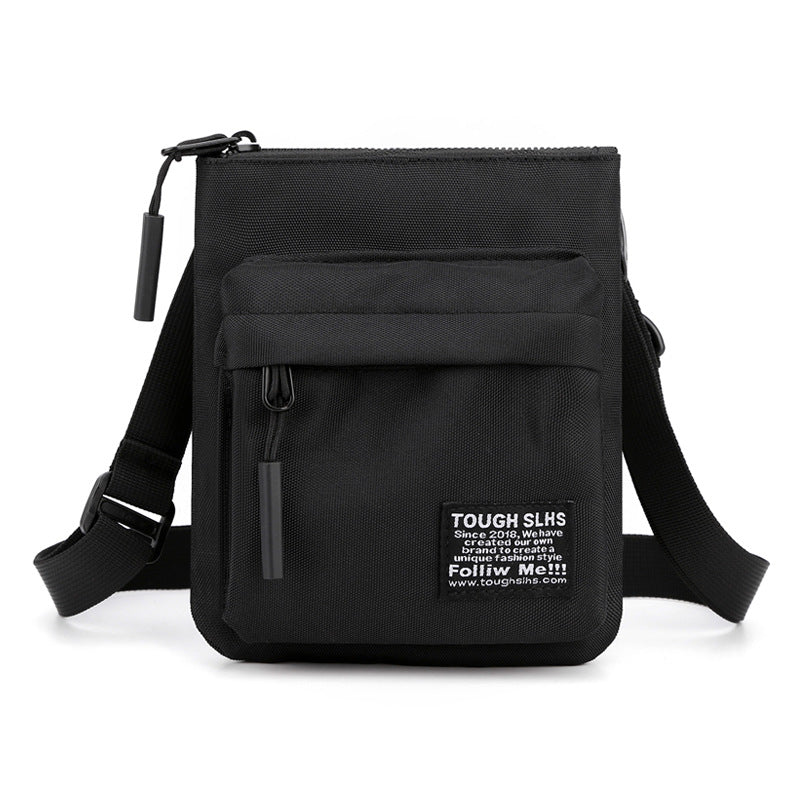 New Japanese men's bags trendy messenger bags simple and ultra-thin shoulder bags outdoor sports small satchel mobile phone bags