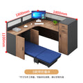 Saint li staff desk employee slot with lunch break foldable bed booth computer desk and chair combination