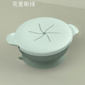 Multifunctional baby food bowl with straw - infant feeding bowl - baby & mom supplies