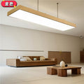 Led strip light ceiling fixture for live streaming, hair salons, gyms, supermarkets, offices, shops, and malls - rectangular pendant light
