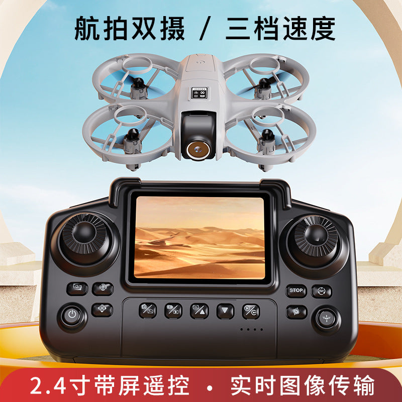 Yl3 mini fpv drone - full enclosure, anti-collision, ultra-hd dual lens, optical flow positioning, hovering, remote control aircraft