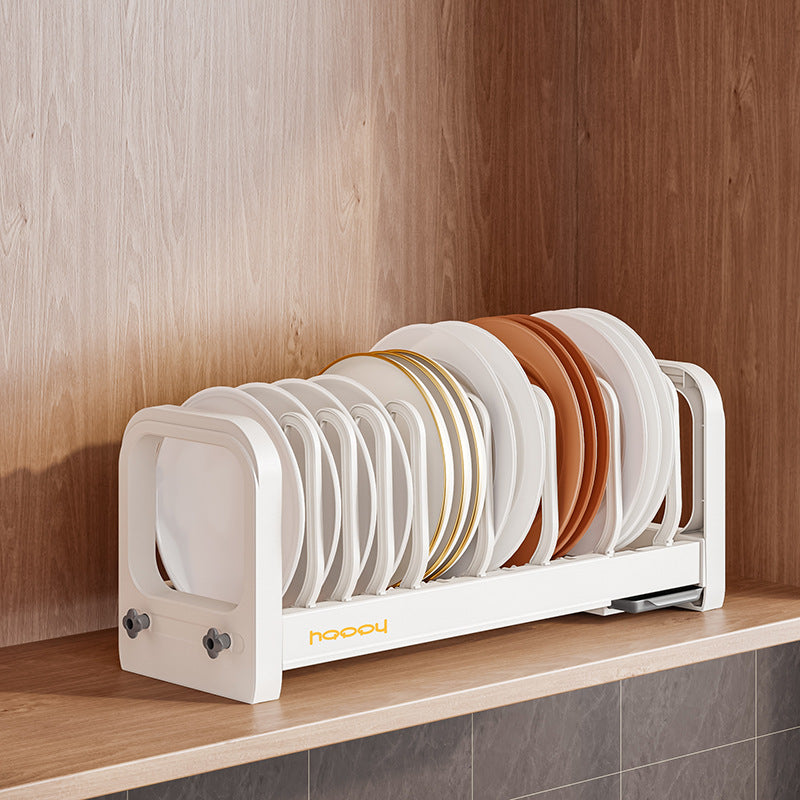 Dish storage rack Drain rack Household multi-functional bowl rack Tableware storage box Cupboard Kitchen dish rack