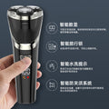 Full body washable electric shaver rechargeable razor three-head rotate beard razor wholesale portable