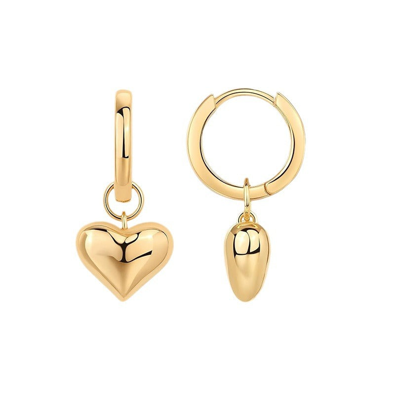 Amazon aliexpress wish shopee cross-border fashion hot-selling electroplated real gold quality classic zircon earrings wholesale