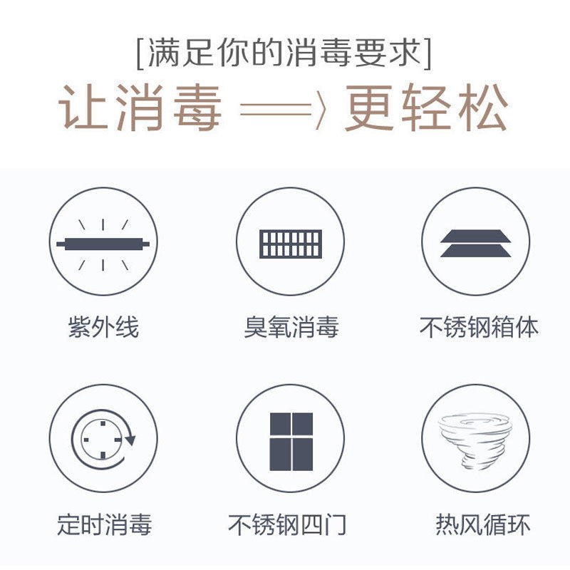 Bangxiang commercial stainless steel ultraviolet vegetable chopping board towel knife chopping board tool tableware disinfection cabinet kitchen combination cabinet