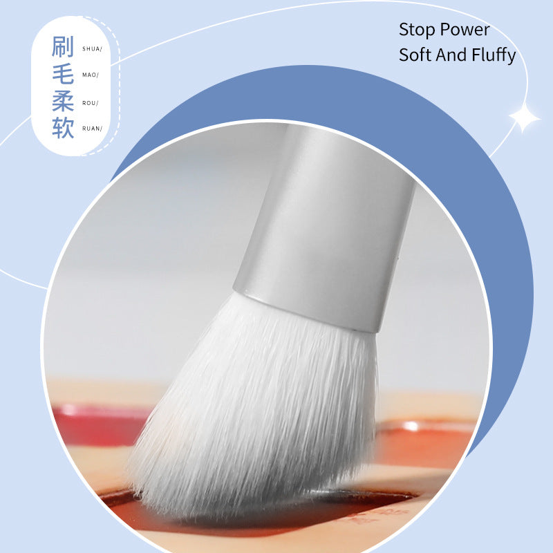 Keqi makeup brush complete set wholesale loose powder blush brush powder bottom contouring brush smudged eye shadow excellent setting makeup portable