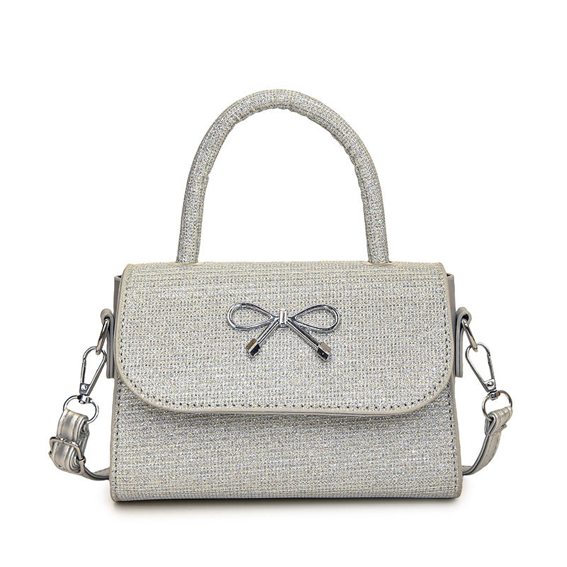 New niche ins shoulder messenger bag personalized fashion handbag 2025 spring foreign style gentle small square bag