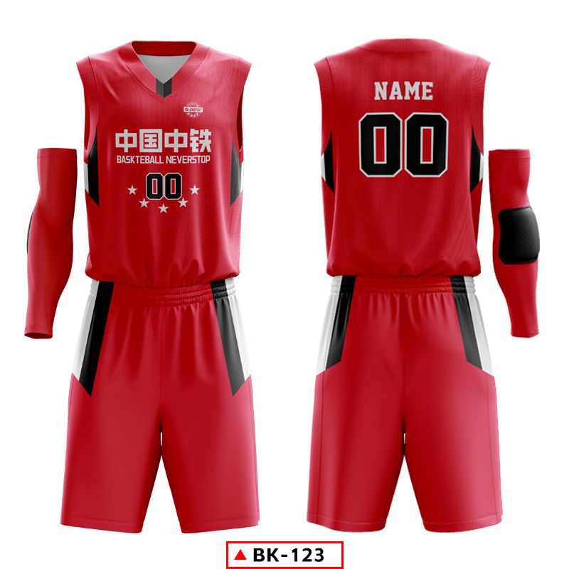 2024 new basketball jersey suit men's custom college student sports training game jersey American basketball jersey printing
