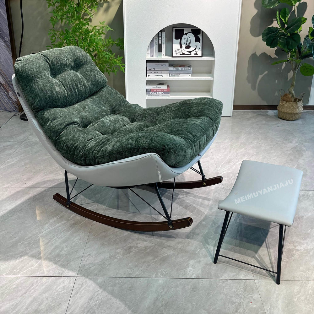 Living room lazy rocking sofa chair, adult recliner, sleepable, balcony home leisure, 2025 new high-end model