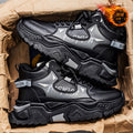 Men's winter snow boots for -40°c weather: fleece-lined, extra thick, waterproof, non-slip, white, large-size cotton shoes for teens