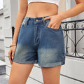European and american cross-border foreign trade women's summer  independent station american style personalized sweet and spicy denim versatile shorts hot pants