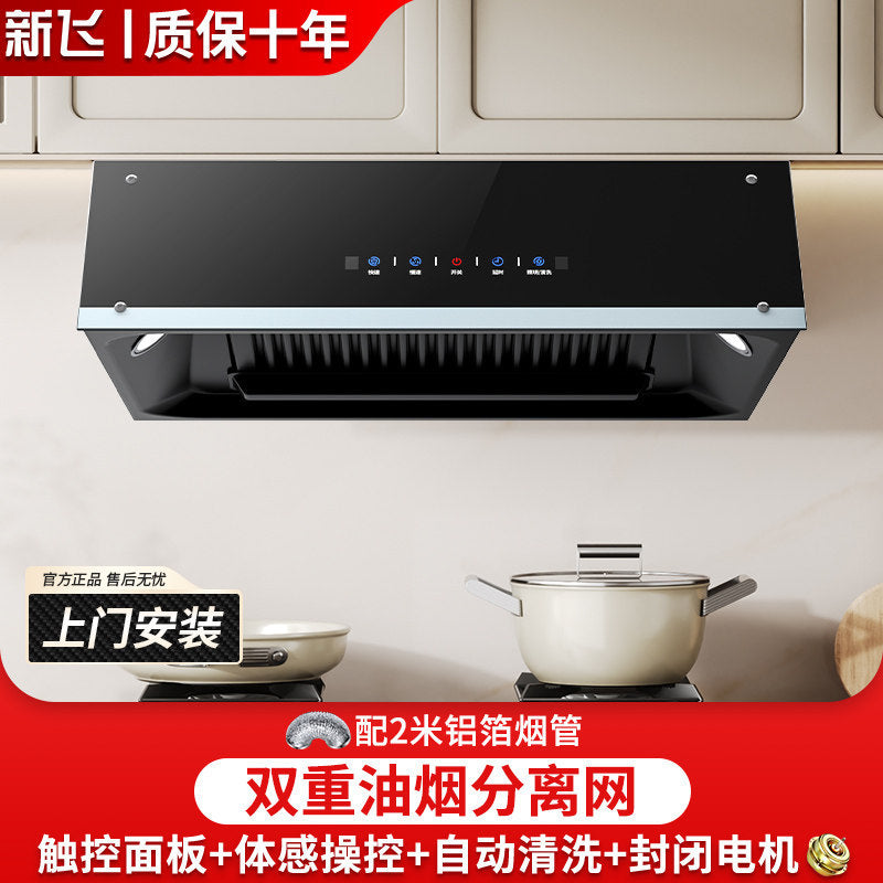 Wholesale xinfei range hood for home kitchen chinoiserie large suction exhaust small rental old-fashioned range hood