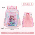 Factory wholesale new mermaid elementary school backpack - lightweight, spine-protecting, 3d transparent shell, cartoon design, large capacity backpack