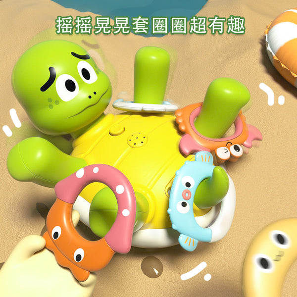 Cross-border export baby bath water spray turtle trap baby toothpaste octopus children's bathroom water toy