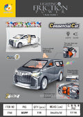 children's sound and light inertial toy car can open the door artificial ambulance police car off-road vehicle business vehicle model