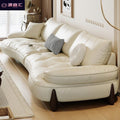 Popular minimalist sofa, european-style white cream aesthetic, suitable for small and large apartments, living room, home use, light luxury, small apartment sofa