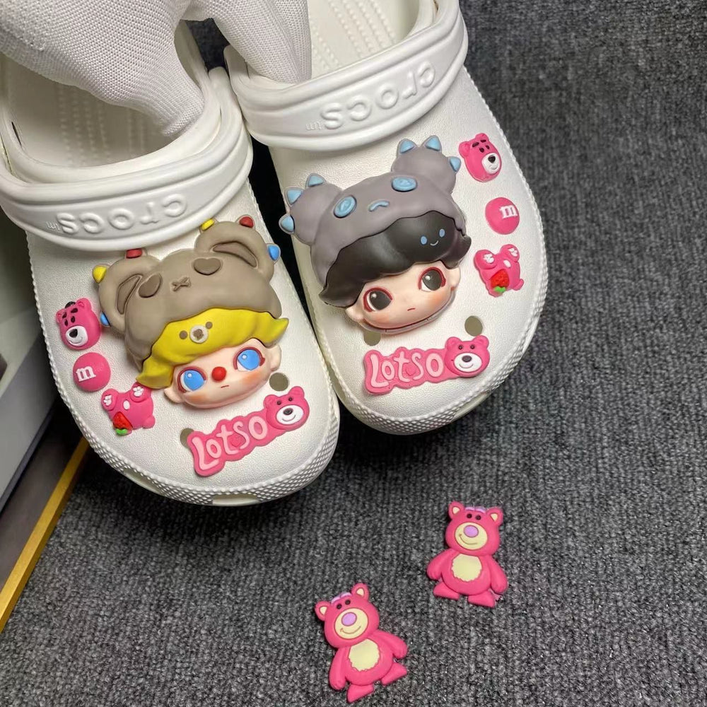 Crocs diy accessories shoe flower bubble jewelry shoe buckle detachable easiest for match stereo cute little girl buckle