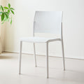 Nordic plastic chair dining table chair with armrests backrest stool restaurant commercial dining chair casual modern high backrest