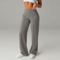 fashionhot girl style cross high waistcasual pants women's midline pleated draped elastic multi-color wide legs