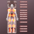 Massage mattress full body massager multifunctional electric massage pad home neck and waist hot compress vibration mattress wholesale