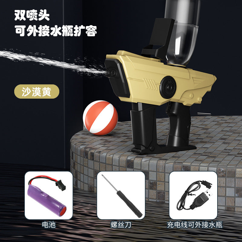 New arrival cross-border electric m416 continuous water gun automatic water absorption high pressure strong water spray water gun water gun toy