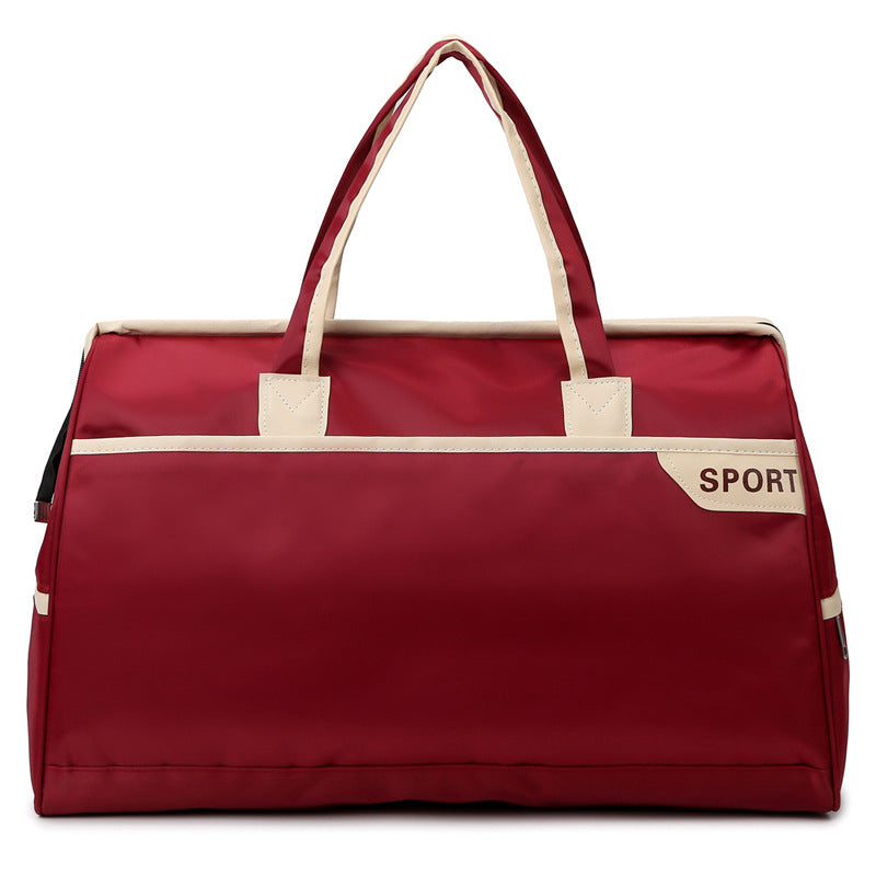 Short-distance travel bag Women's shoulder carry large-capacity fashionable Korean version travel bag Men's outdoor travel business travel luggage