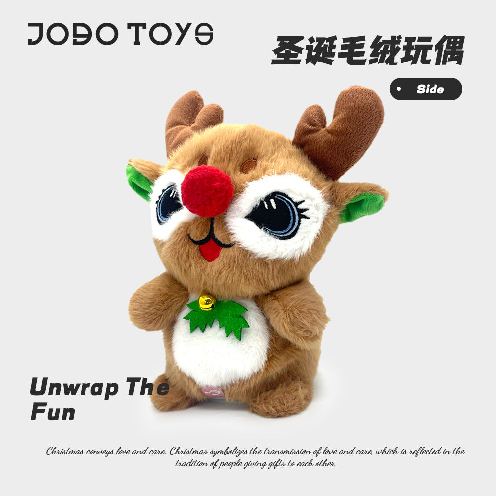 Santa claus plush toy christmas tree christmas decoration doll reindeer plushie christmas eve gift for girls wholesale