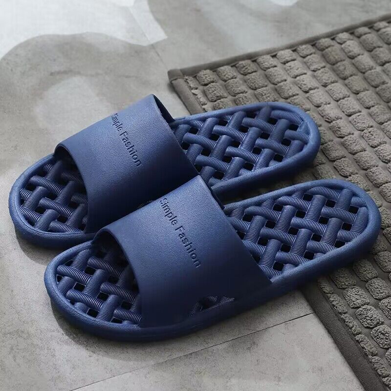 Home bathroom leak quick-drying bathroom hotel sandals indoor soft bottom floor sandals for men and women summer