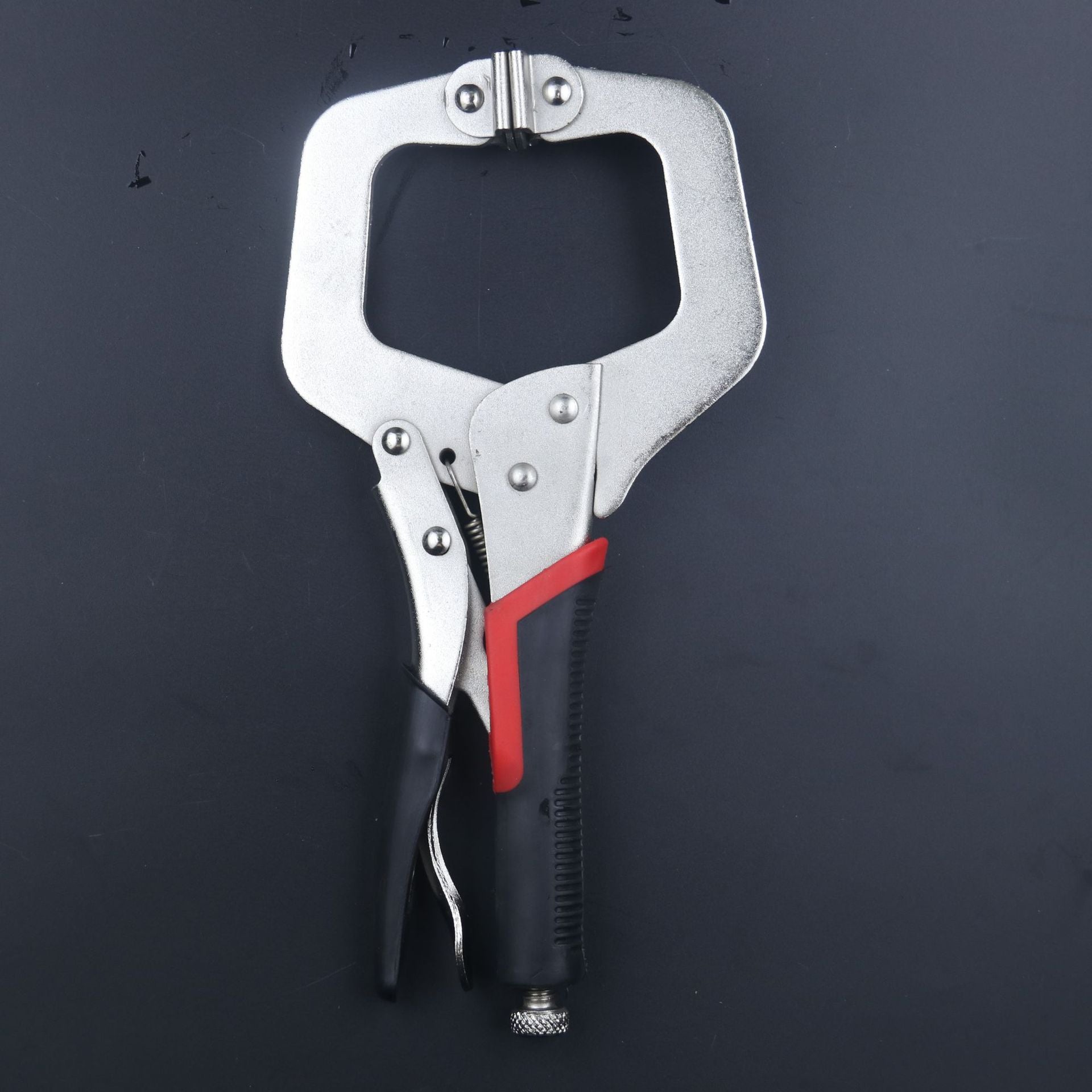 Wholesale free shipping round head American power pliers hardware tools heavy duty C type multi-function welding fixed manual clamp