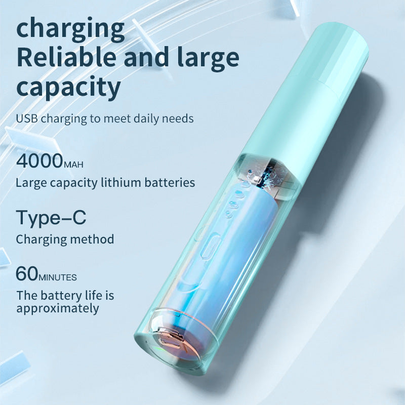 Cross-border explosion MINI hair straightener USB wireless charging hair straightener curling iron portable high-efficiency lazy hair straightener