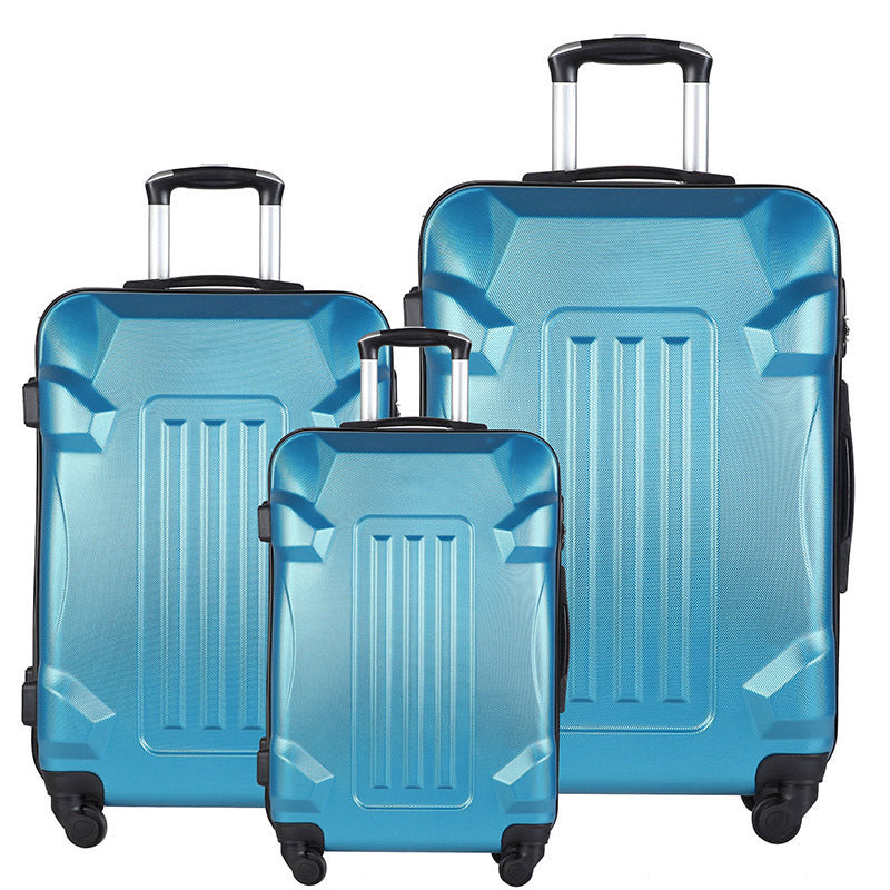 Cross-border 2025 new abs material trolley case, dustproof and strong travel boarding case, thickened universal wheel password box