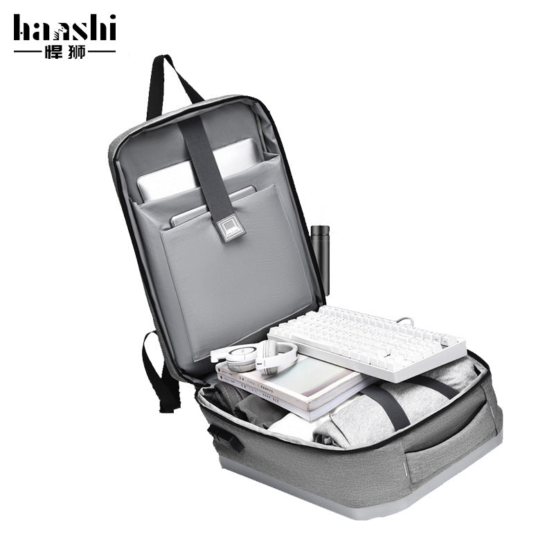 Cross-border business men's backpack, high-end commuting fashion women's backpack, waterproof computer bag, travel backpack schoolbag