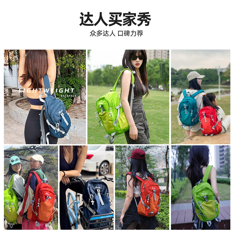 Outdoor hiking bag wholesale travel backpack lightweight wear-resistant large capacity lightweight leisure travel hiking backpack