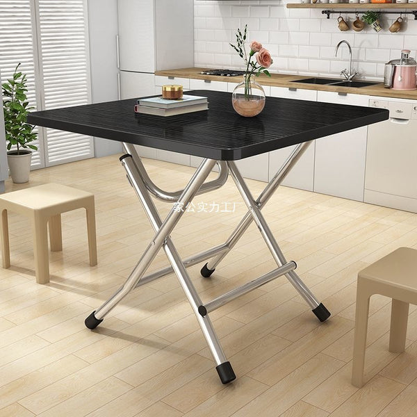 Simple dining table folding table rental house table rental house home table stall portable outdoor dormitory eating table