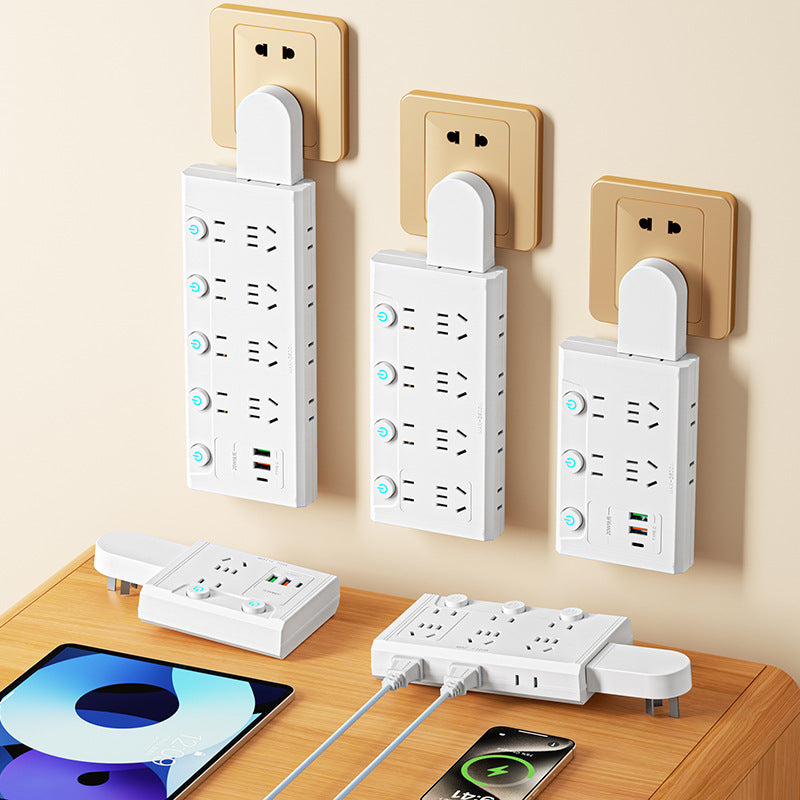 86-type expandable socket with switch, multi-function extension converter, multi-outlet power strip with usb ports