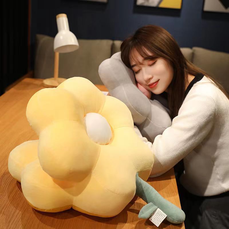 Nap pillow office nap primary school student nap pillow classroom desk nap pillow sleeping pillow cushion flower