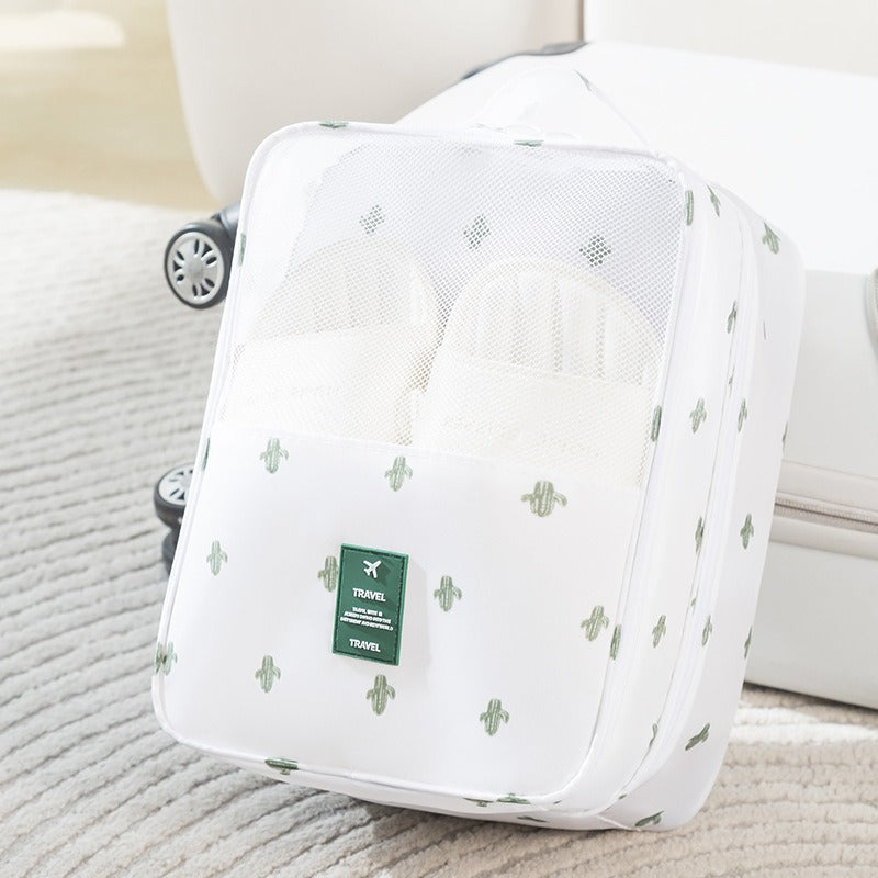 Shoe storage bag, business trip travel, portable suitcase, breathable shoe bag, shoe cover, storage box, dust bag, double-layer storage.
