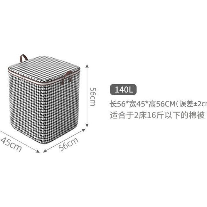 Qiandongge oversized storage bag, reinforced handle, Big Mac, thickened dustproof and moisture-proof, seasonal clothing, quilt storage bag