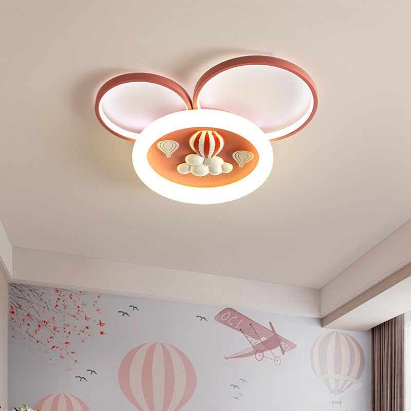 Full Spectrum Cartoon Cute Mickey Children's Ceiling Light Modern Simple Boys and Girls Room Bedroom Smart Lighting