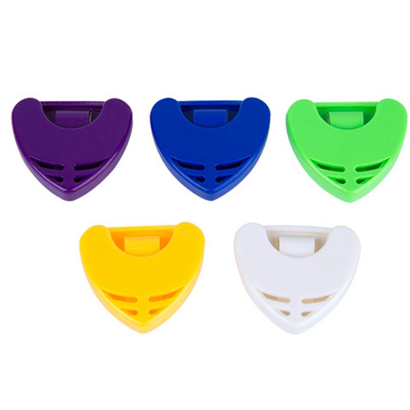 Musical Instrument Accessories Pick Box Acoustic Guitar Pick Box, Guitar Pick Clip, Guitar Accessories Large Triangle Pick Box