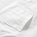 New classic boys' short-sleeve white cotton shirt - lightweight summer style for kids, perfect for performances, school uniforms, and elementary school students (sizes for mid-to-large children)